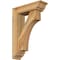 Ekena Millwork Westlake Traditional Rough Sawn Bracket w/ Offset Brace, Western Red Cedar, 6"W x 20"D x 28"H BKT0604X20X28WTL01RWR - alternate 1
